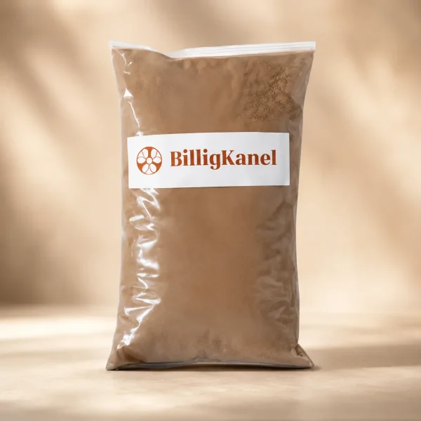 1 kg ren Cassia-kanel pakket i 1 kg poser fra Kanel 25 år